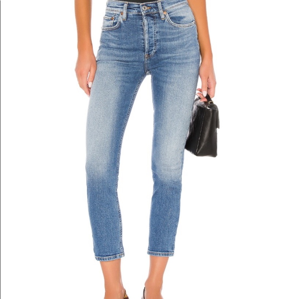 Re/done jeans with tags